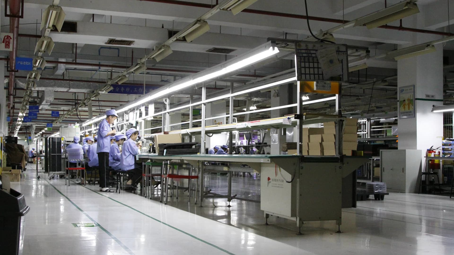 SMT and device assembly production line